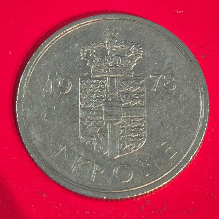 [BUNJANG] 1978 Denmark 1 Krone Coin / 1978 덴마크 1크로네 동전 M2414