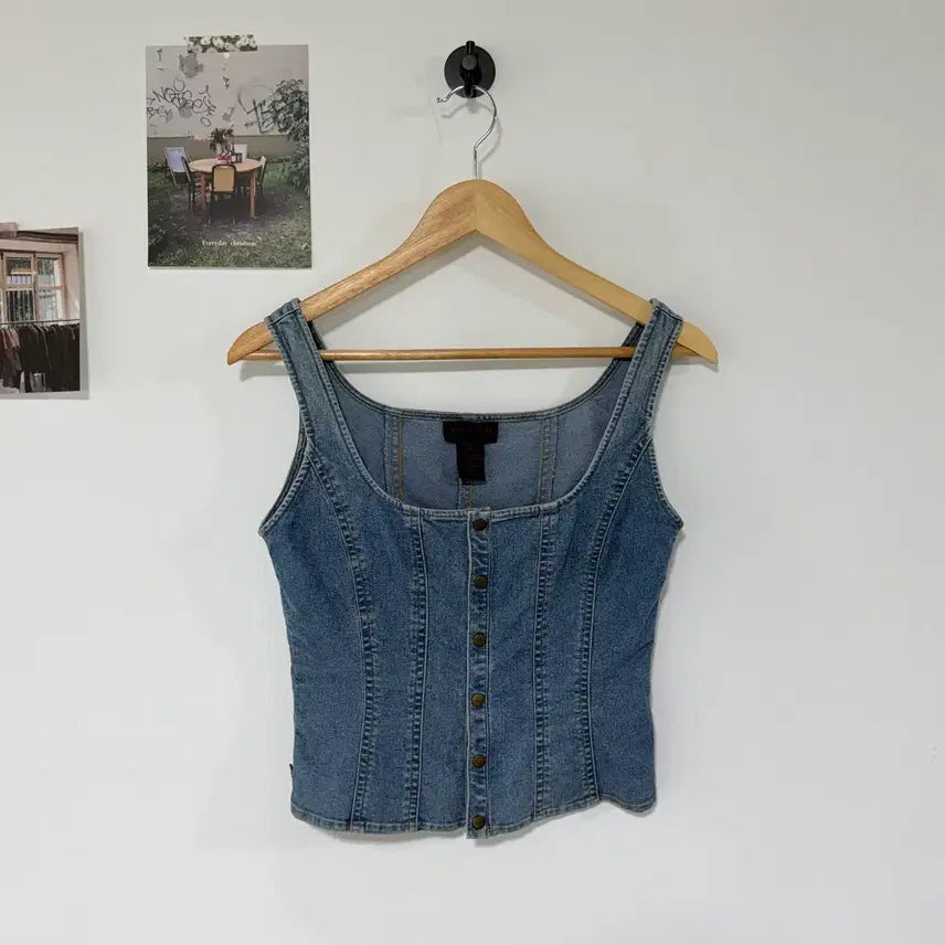 [BUNJANG] Ralph Lauren Denim Bustier Top Size 2 / [택포] [2] 랄프로렌 데님 탑 뷔스티에