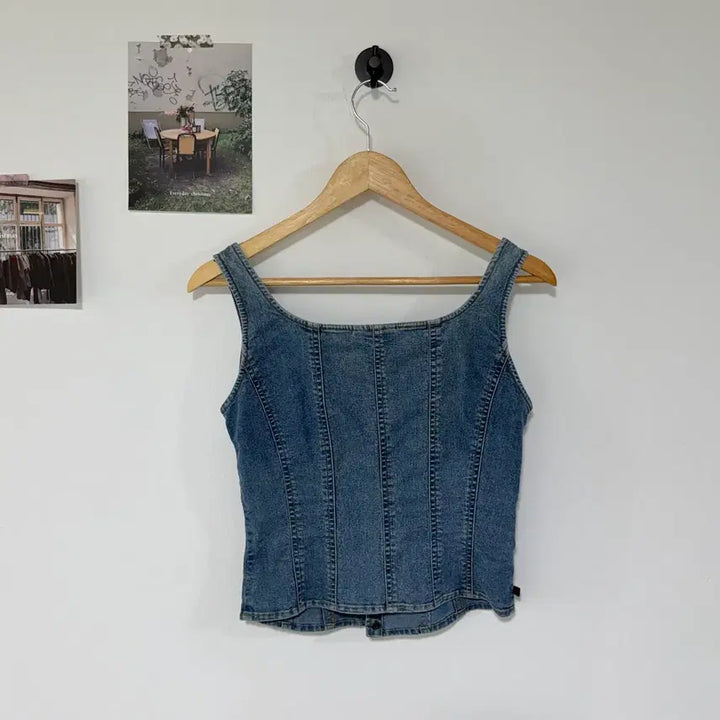 [BUNJANG] Ralph Lauren Denim Bustier Top Size 2 / [택포] [2] 랄프로렌 데님 탑 뷔스티에