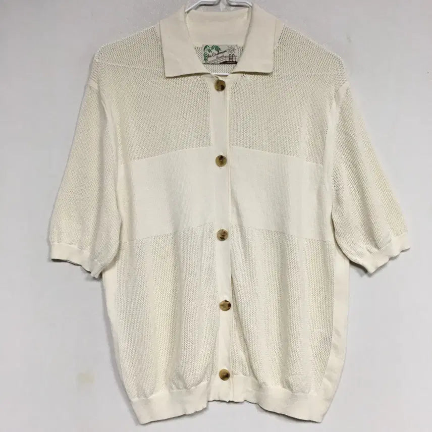 [BUNJANG] TheCashmere Short Sleeve Knit Cardigan / 더캐시미어 반팔 니트 가디건 90