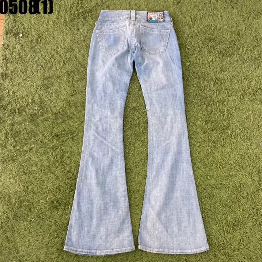 [BUNJANG] True Religion Bootcut Jeans Light Wash Rare Size 24 / 트루릴리젼 부츠컷 청바지 연청 희귀 24