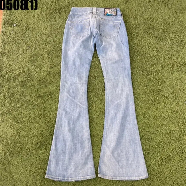 [BUNJANG] True Religion Bootcut Jeans Light Wash Rare Size 24 / 트루릴리젼 부츠컷 청바지 연청 희귀 24
