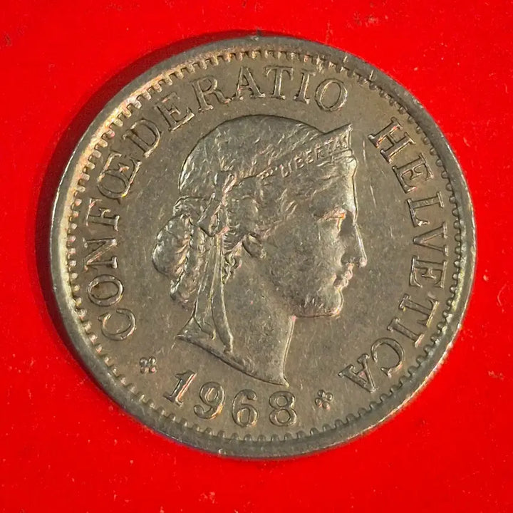 [BUNJANG] 1968 Switzerland 10 Rappen Coin / 1968 스위스 10라펜 동전 M2417