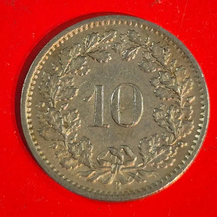[BUNJANG] 1968 Switzerland 10 Rappen Coin / 1968 스위스 10라펜 동전 M2417