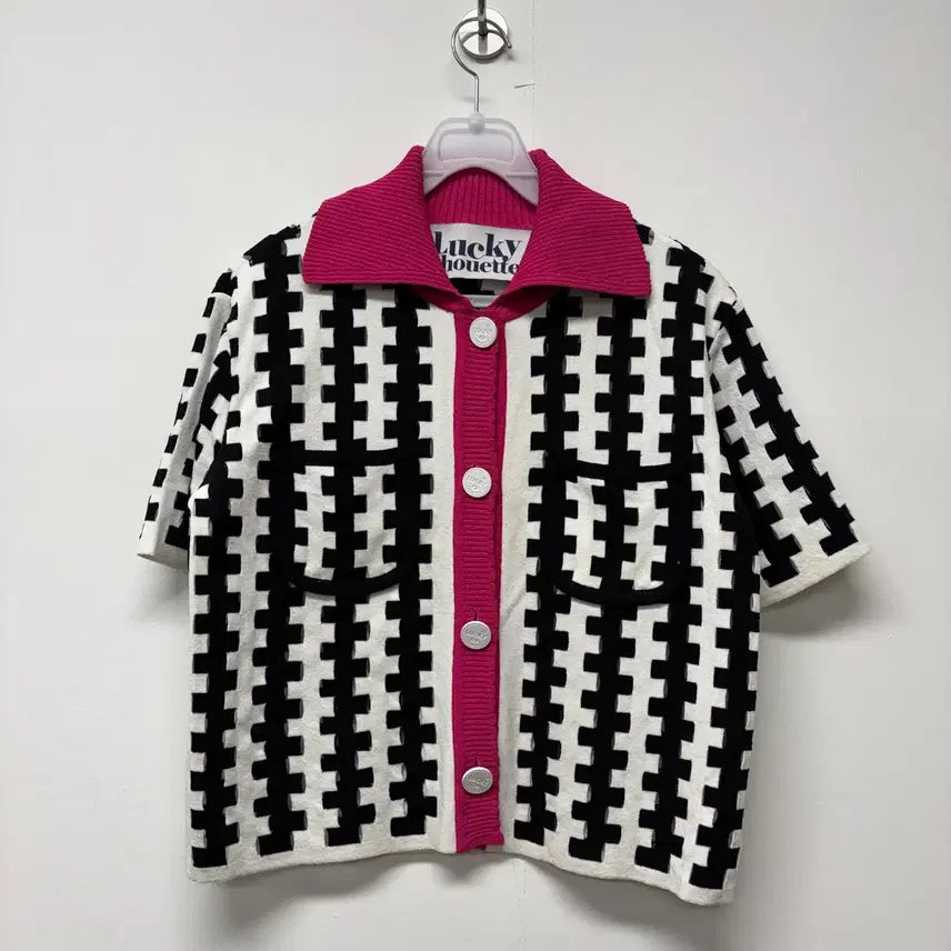 [SOLD OUT] 럭키슈에뜨 패턴 니트 가디건