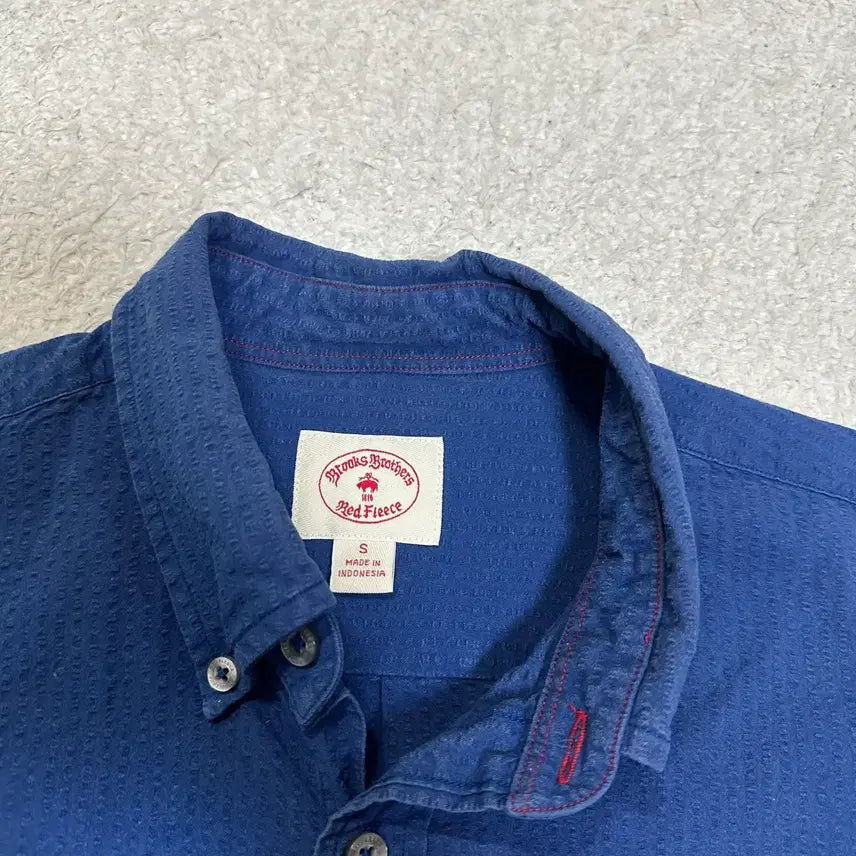 [BUNJANG] Brooks Brothers Seersucker Long Sleeve Shirt - Size S / 브룩스브라더스 시어서커 긴팔 셔츠 s