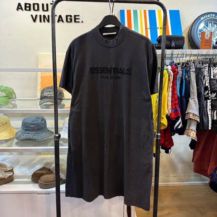 [BUNJANG] Essential Spelled Out Short Sleeve Dress S / 에센셜 스펠아웃 반팔 원피스 S
