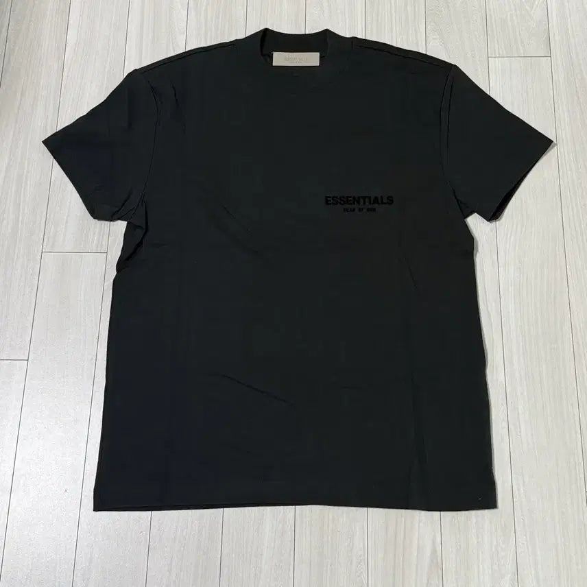 [BUNJANG] Essential Short Sleeve T-Shirt Black XXS / 에센셜 반팔 블랙 xxs