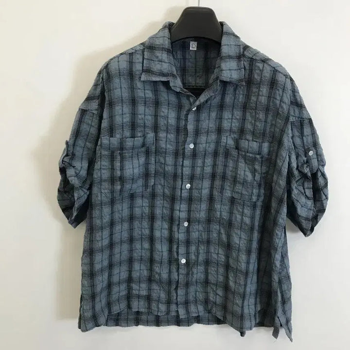 [BUNJANG] Partimento Wrinkle Oversized Short Sleeve Shirt M / 파르티멘토 링클 오버 반팔셔츠 M