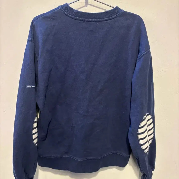 [BUNJANG] Saint James Genuine Elbow Patch Sweatshirt / 세인트제임스 정품 엘보우패치 맨투맨