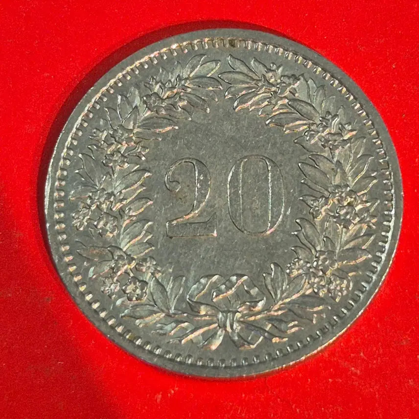 [BUNJANG] 1981 Swiss 20 Rappen Coin / 1981 스위스 20라펜 동전 M2418