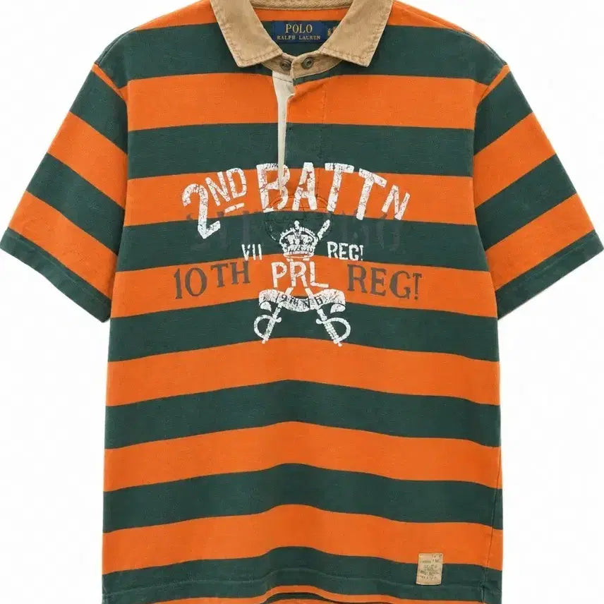 [BUNJANG] Polo Ralph Lauren Custom Fit Stripe Polo Shirt / 폴로 랄프로렌 커스텀핏 스트라이프 카라티 S/P