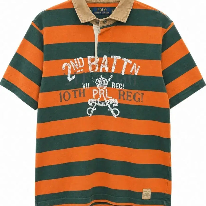 [BUNJANG] Polo Ralph Lauren Custom Fit Stripe Polo Shirt / 폴로 랄프로렌 커스텀핏 스트라이프 카라티 S/P