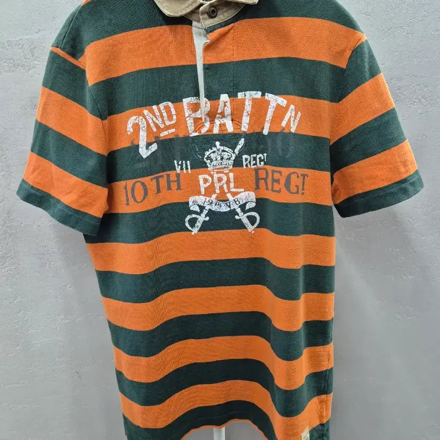 [BUNJANG] Polo Ralph Lauren Custom Fit Stripe Polo Shirt / 폴로 랄프로렌 커스텀핏 스트라이프 카라티 S/P