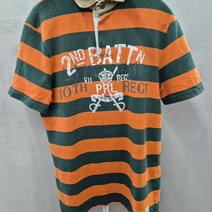 [BUNJANG] Polo Ralph Lauren Custom Fit Stripe Polo Shirt / 폴로 랄프로렌 커스텀핏 스트라이프 카라티 S/P
