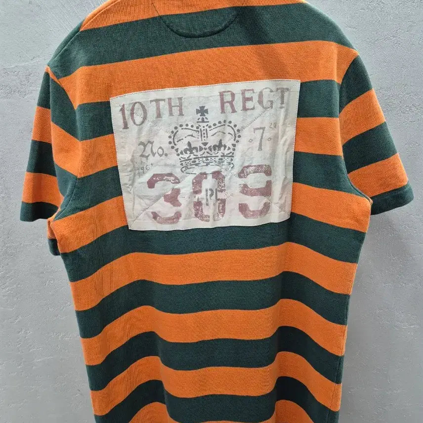[BUNJANG] Polo Ralph Lauren Custom Fit Stripe Polo Shirt / 폴로 랄프로렌 커스텀핏 스트라이프 카라티 S/P