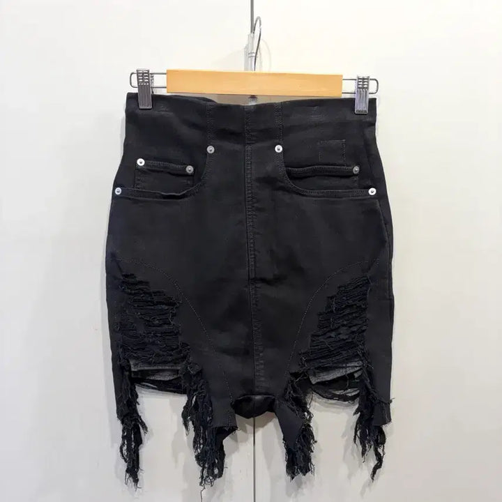[BUNJANG] Rick Owens DRKSHDW Denim Fringed Shorts / 릭오웬스 DRKSHDW 데님 프린지 쇼츠
