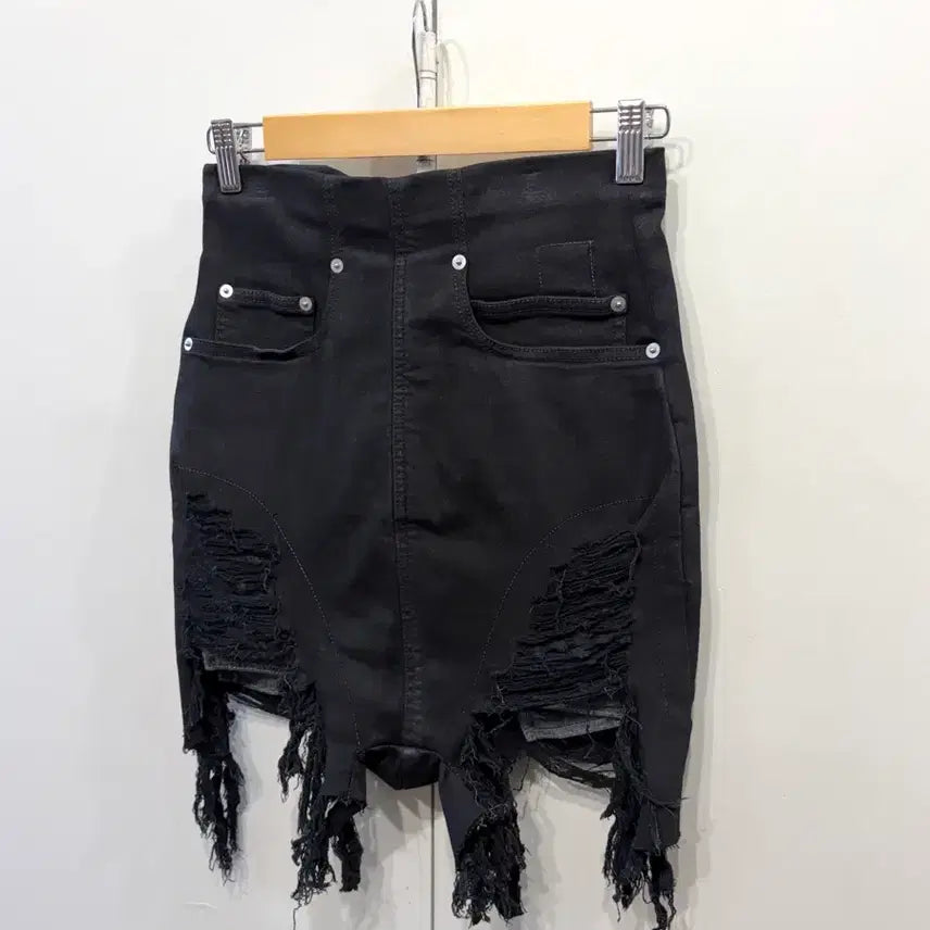 [BUNJANG] Rick Owens DRKSHDW Denim Fringed Shorts / 릭오웬스 DRKSHDW 데님 프린지 쇼츠