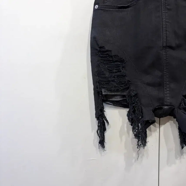 [BUNJANG] Rick Owens DRKSHDW Denim Fringed Shorts / 릭오웬스 DRKSHDW 데님 프린지 쇼츠