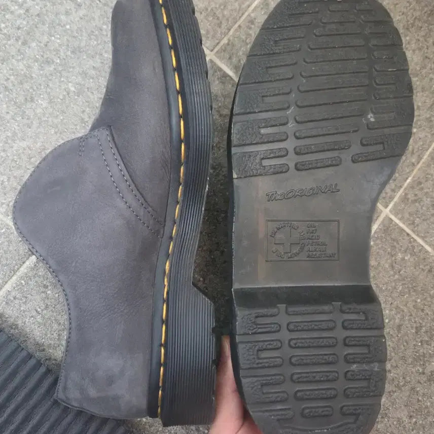 [BUNJANG] Dr. Martens 1461 Laceless Gunmetal UK7 / [uk7 260] 닥터마틴 1461 레이스리스 건메탈