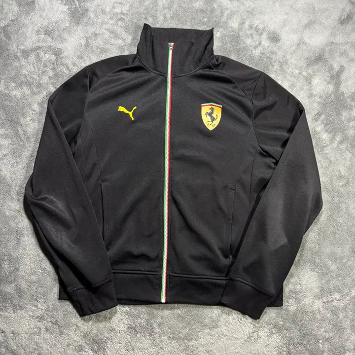 [BUNJANG] Puma Ferrari Black Track Top Jersey / 푸마 페라리 블랙 트랙탑 져지
