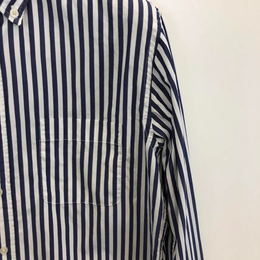 [BUNJANG] Uniqlo Button-Down Striped Shirt L / 유니클로 버튼다운 스트라이프셔츠 L