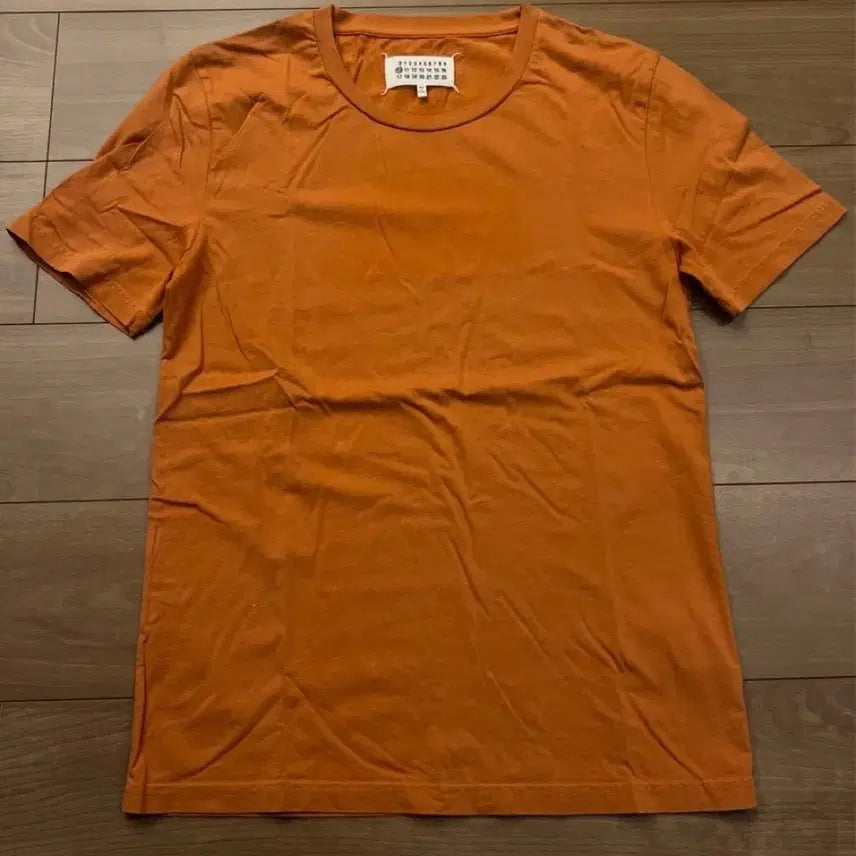 [BUNJANG] Maison Margiela Orange Short-Sleeve T-Shirt / 마르지엘라 오렌지 반팔 티셔츠