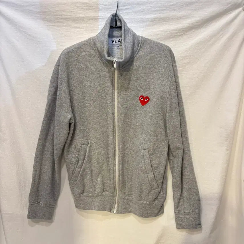 [SOLD OUT] 꼼데가르송 5 하트 집업 그레이