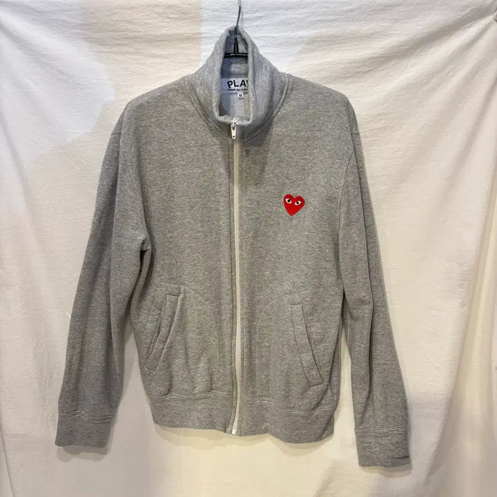 [SOLD OUT] 꼼데가르송 5 하트 집업 그레이