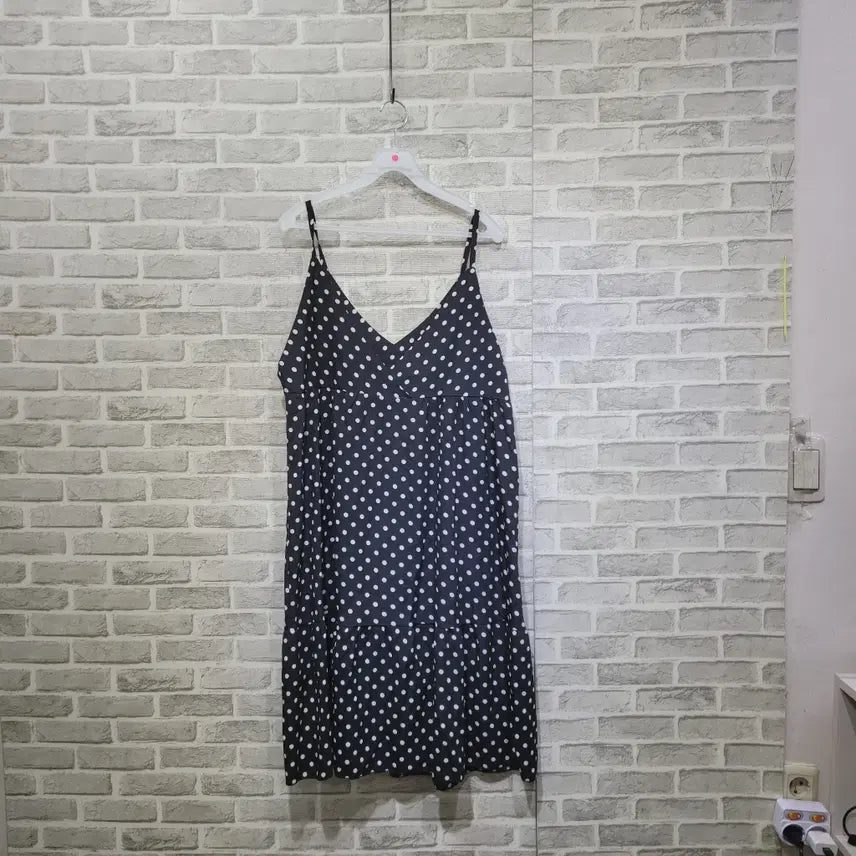[BUNJANG] Dot Strap Dress F / ㄹ133 도트 끈원피스 F
