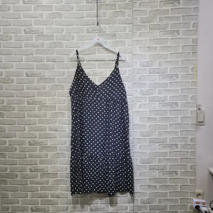 [BUNJANG] Dot Strap Dress F / ㄹ133 도트 끈원피스 F