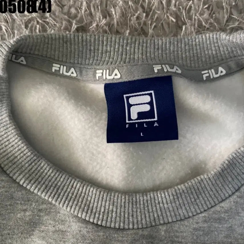 [BUNJANG] Fila Sweatshirt Grey L / 휠라 맨투맨 티셔츠 그레이 L