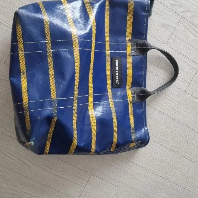 [BUNJANG] Freitag F48 Joe Messenger Bag Blue/Yellow Stripe / 프라이탁 밥 블루/옐로우 스트라이프
