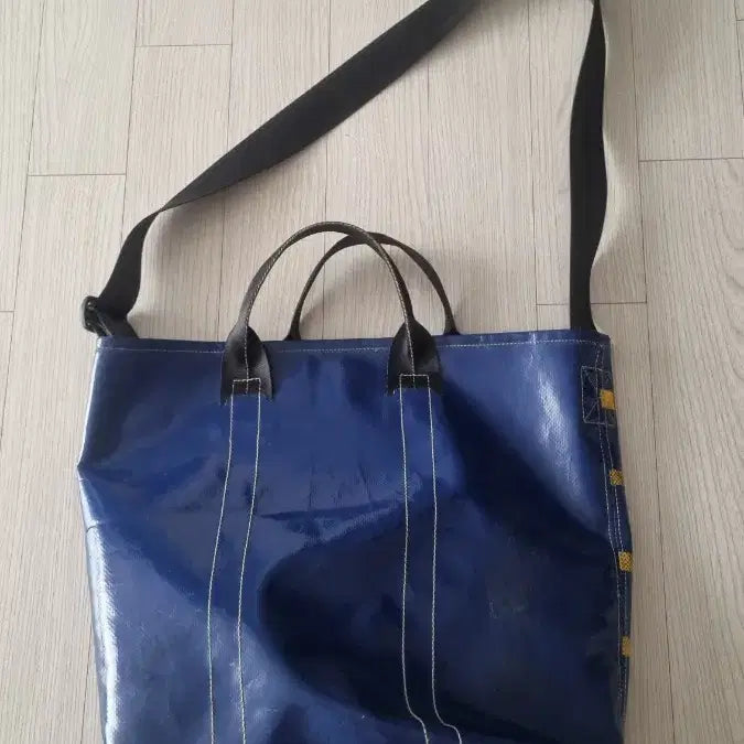 [BUNJANG] Freitag F48 Joe Messenger Bag Blue/Yellow Stripe / 프라이탁 밥 블루/옐로우 스트라이프