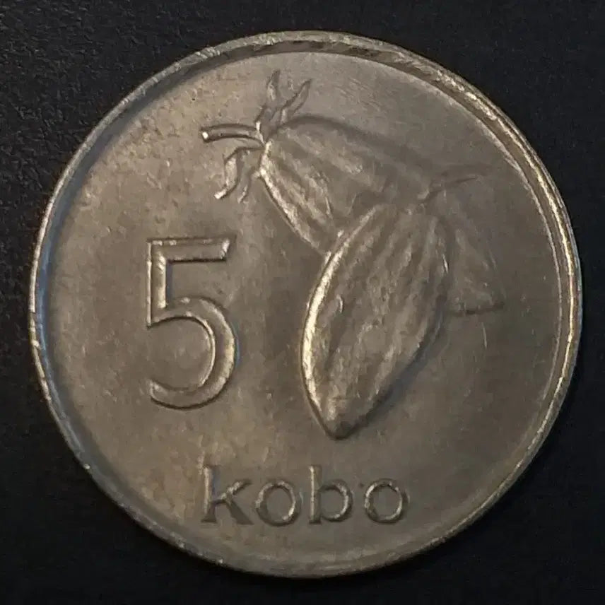 [BUNJANG] 1976 Nigeria 5 Kobo Coin / 1976년 나이지리아 5코보 동전 w901