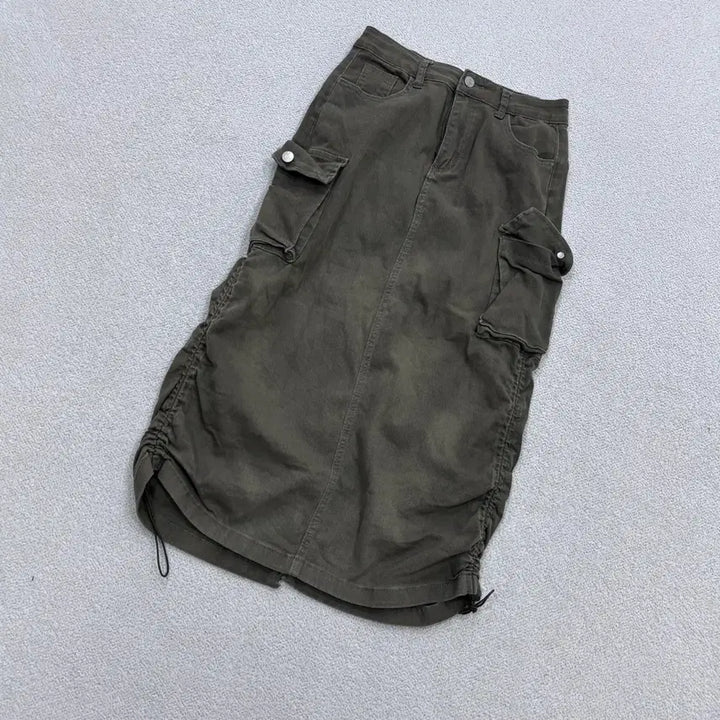 [BUNJANG] S OTHER316 Cargo Pocket Long Skirt / S OTHER316 카고 포켓 롱 스커트 0506E
