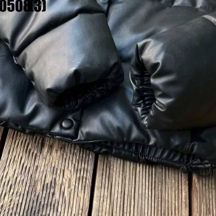 [BUNJANG] Zara Leather Padded Jacket / 자라 레더 패딩