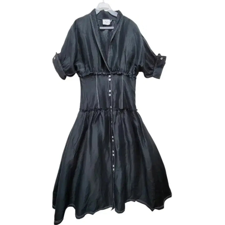 [BUNJANG] Line &amp; Age Silk Linen Blend Dress / 100만원대 라인 에이지는 호주에서 설립된 디자이너 브랜드 원피스