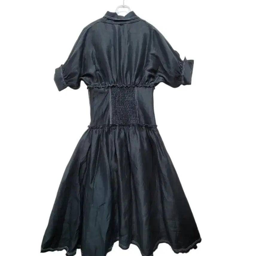 [BUNJANG] Line &amp; Age Silk Linen Blend Dress / 100만원대 라인 에이지는 호주에서 설립된 디자이너 브랜드 원피스