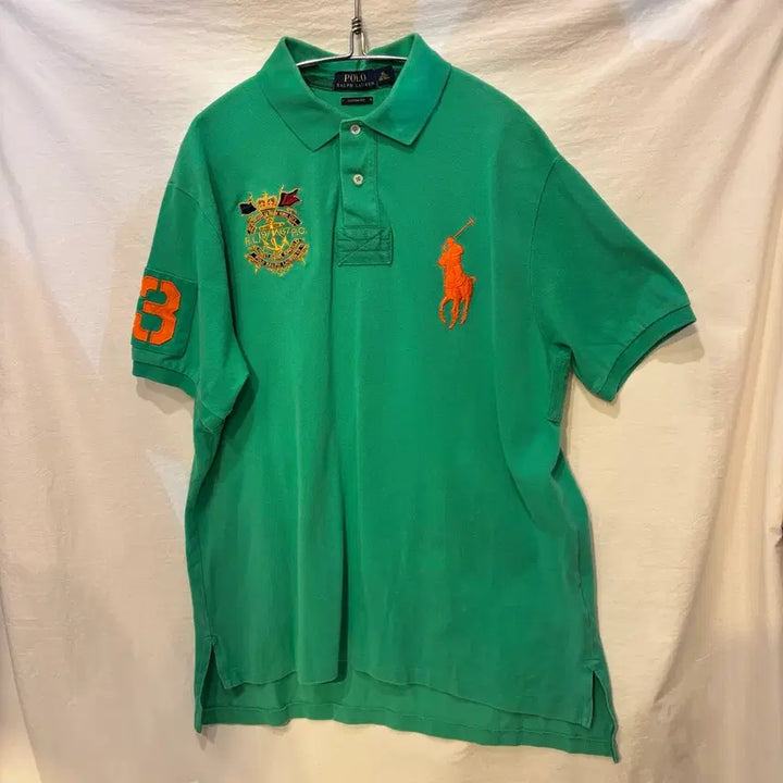 [BUNJANG] Polo Ralph Lauren Pony Rugby Shirt XL / 폴로 랄프로렌 포니 빅로고 럭비카라티