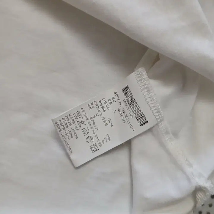 [BUNJANG] LifeWork White 7-Sleeve T-Shirt / 라이프워크 화이트 7부 티셔츠