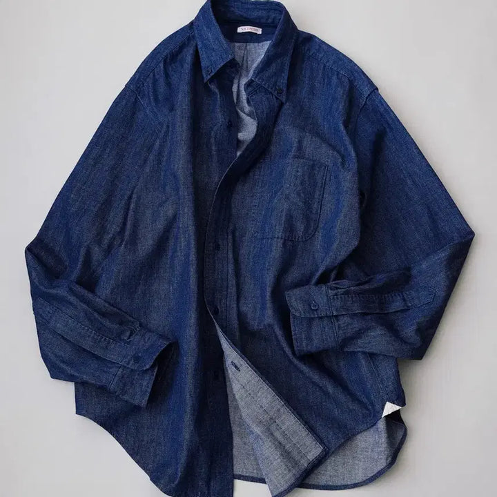 [BUNJANG] NICENESS CAROL Fade Effect Button-Down Shirt / [M] NICENESS CAROL