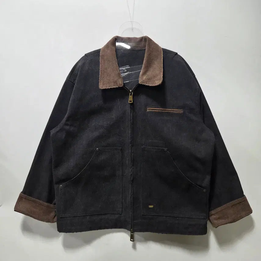 [BUNJANG] LAPOSTERIOR Corduroy Point Work Jacket (Size S) / 라퍼지스토어 코듀로이 포인트 워크 자켓 S 26050801