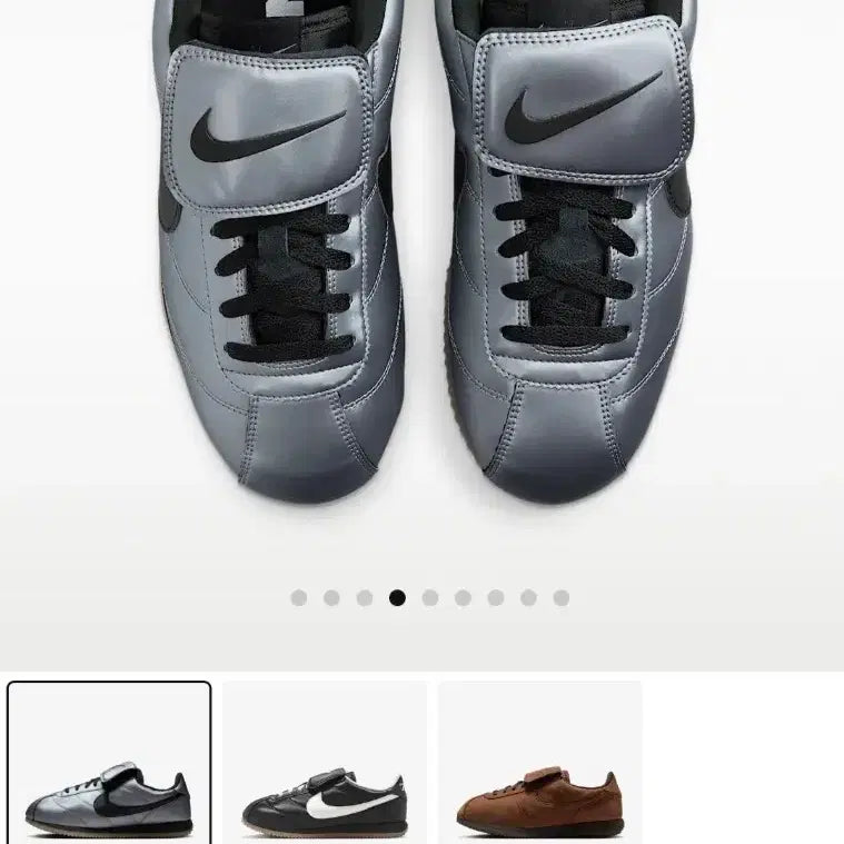 [BUNJANG] Nike Cortez Leather SE M Metallic Cool Grey / (공홈새상품)나이키 코르테즈 레더 SE M