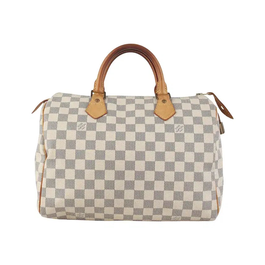 [BUNJANG] Louis Vuitton Damier Azur Speedy 30 Boston Bag / 루이비통 N41533 다미에 아주르 스피디 30 보스턴백37116