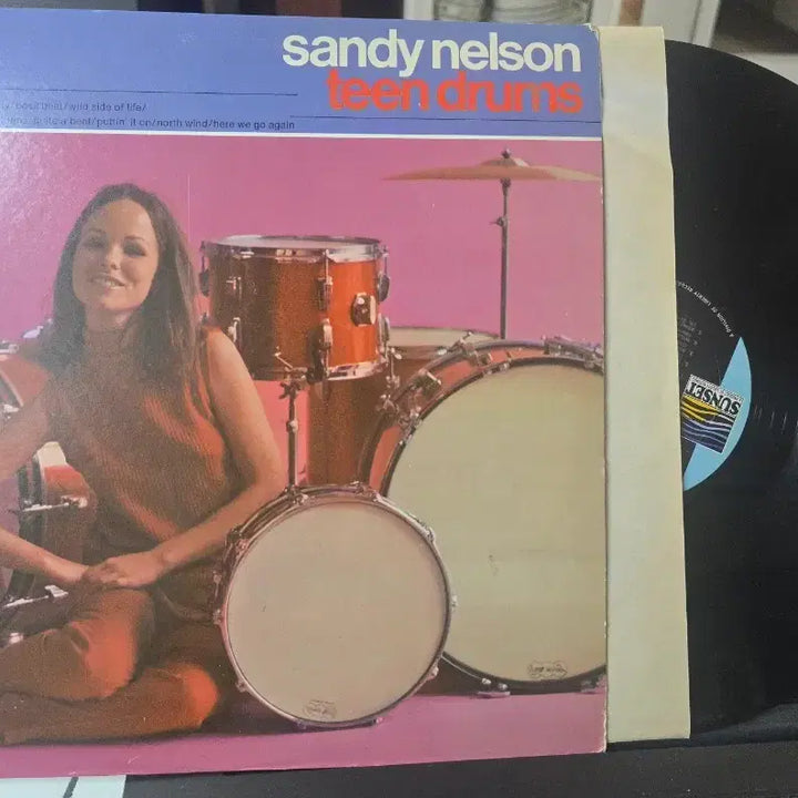 [BUNJANG] Sandy Nelson Teen Drums LP (US) / 샌디 넬슨(Sandy Nelson)_Teen Drums_LP(US)
