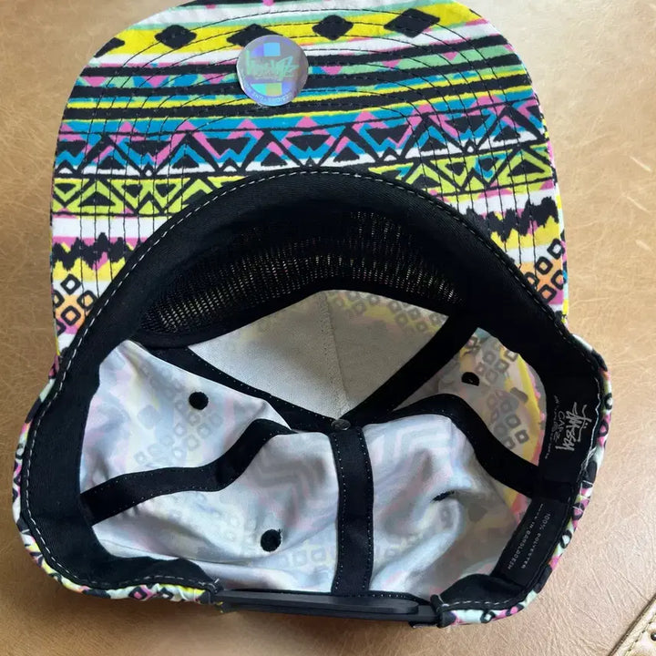 [BUNJANG] Stussy 5-Panel Tribal Print Snapback Hat / 스투시 5패널 스냅백 모자