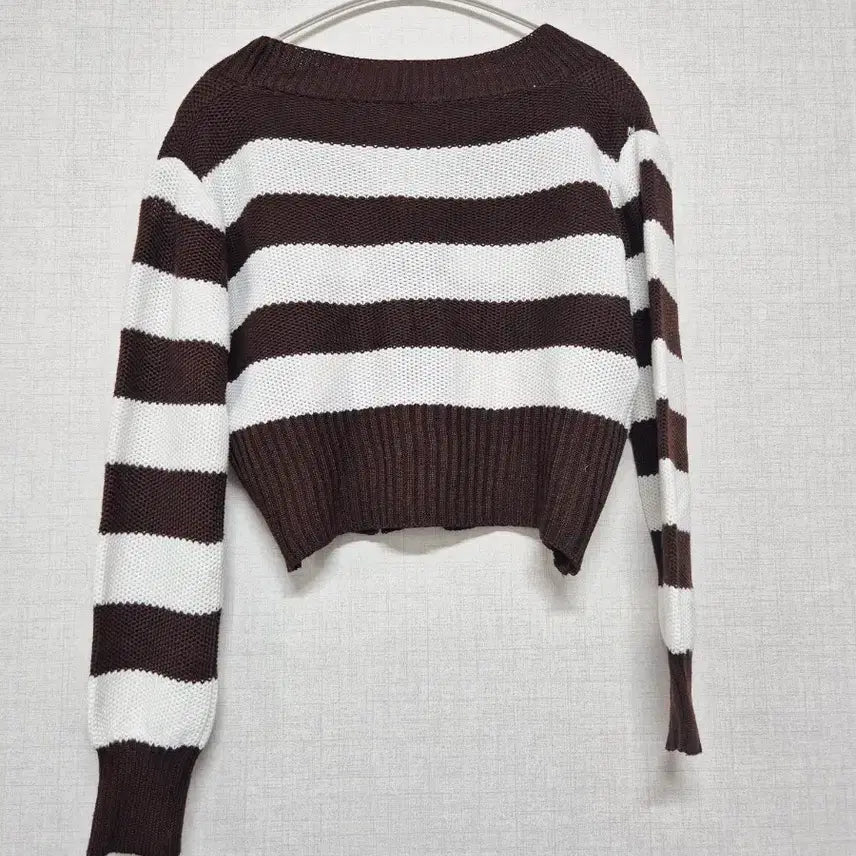 [BUNJANG] Stripe Knit Cardigan / 스트라이프 니트 가디건