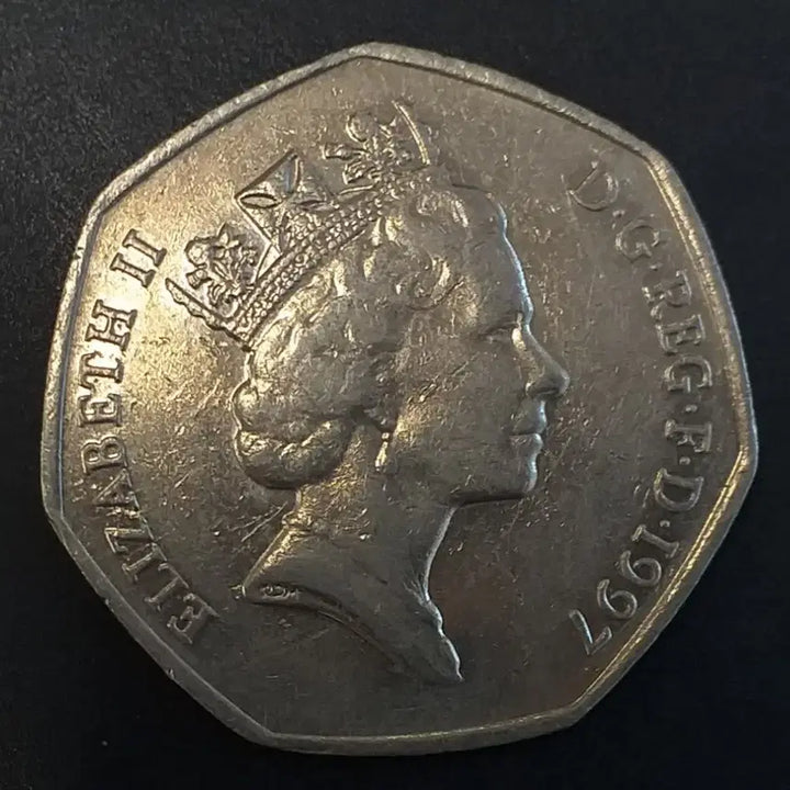 [BUNJANG] 1997 United Kingdom 50 Pence Coin / 1997년 영국 50펜스 동전 w905