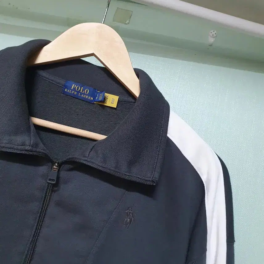 [BUNJANG] Polo Ralph Lauren QR Fleece Half-Zip Sweatshirt Size S / 폴로랄프로렌 qr 기모 반집업 S